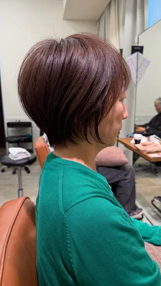 ショート 銀座/ショート/ ショートボブ広瀬のヘアスタイル