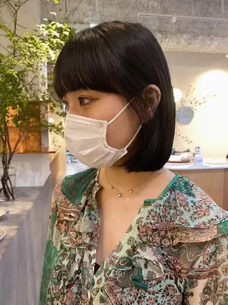 ミディアム カラー 砂原 ひよりのヘアスタイル