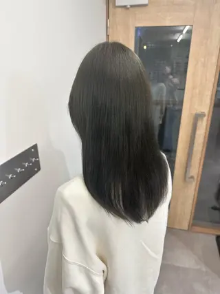 セミロング カラー まるみショート/ ボブ/hinaのヘアスタイル