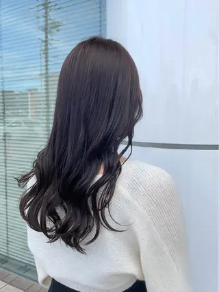 カラー カットパーマモデル 山中 遥のヘアスタイル