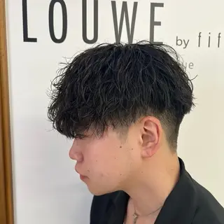 ミディアム パーマ メンズ 立川メンズ特化/ パーマ職人/氣田瞬介のヘアスタイル