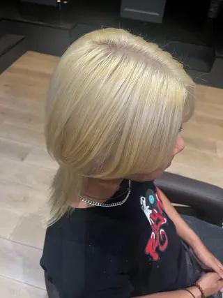 カラー メンズ Chere-Rosso- 金剛店所属・Chere 金剛店 髙木翌のヘアスタイル