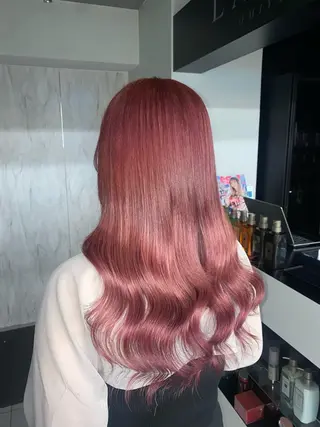 ロング カラー Lapis 莉穂のヘアスタイル