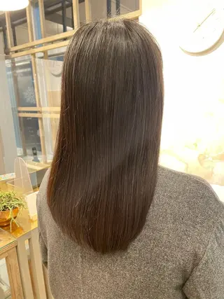 セミロング 【髪質改善】【美髪】 【ツヤ髪】ほしのちりのヘアスタイル