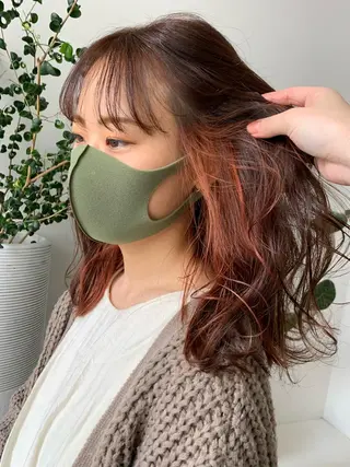 セミロング カラー 【淡色color/ nail】maikoのネイルデザイン