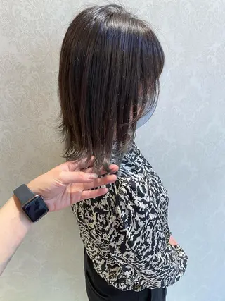ショート カラー デザインカラー✨新倉 佑奈のヘアスタイル