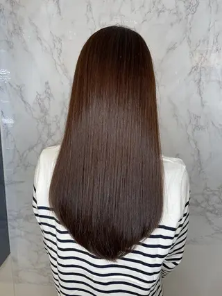 ロング カラー 髪質改善・縮毛矯正 濱　泰賀のヘアスタイル