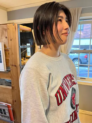 ショート カラー eri kinjoのヘアスタイル