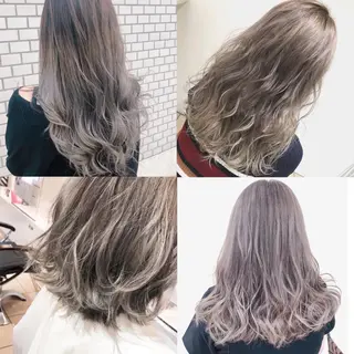 セミロング カラー 海外レイヤー/ レイヤーカット/和田のヘアスタイル