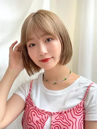 ミディアム カラー レイヤー専門家 ダブルカラー修のヘアスタイル