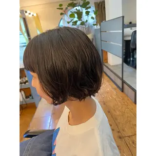 ショート パーマ Lagom なかだのヘアスタイル