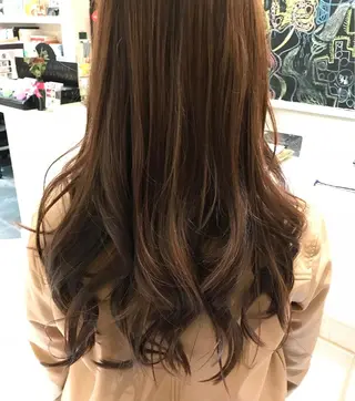 ロング カラー 松井 博徳のヘアスタイル