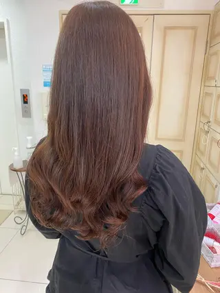 ロング カラー ヘアアレンジ 透明感カラー 古山 結季🌙🖤のヘアスタイル