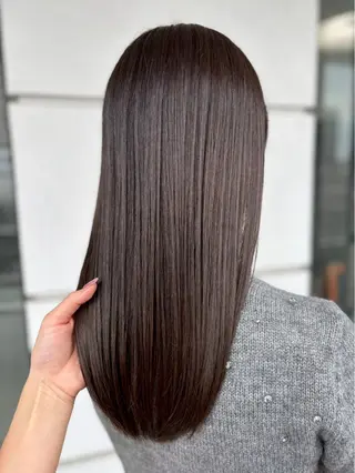 カラー 透明感カラー yuiのヘアスタイル