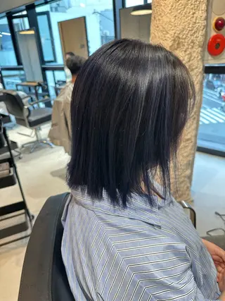 ミディアム カラー ヘアアレンジ 久米 治仁のヘアスタイル
