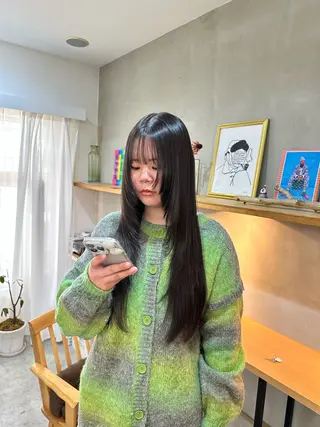 ロング 縮毛矯正＆髪質改善 特化/ゆいのヘアスタイル
