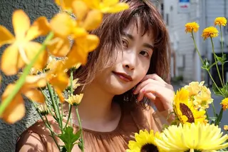 ミディアム カラー パーマ ヘアアレンジ メンズ キッズ ネイル マツエク・マツパ 藤井 仁紀のヘアスタイル