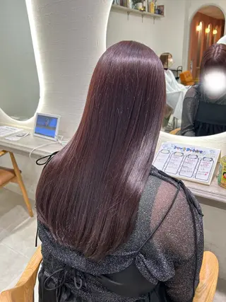 カラー 内藤歩香/艶カラー/ ナチュラル可愛いのヘアスタイル