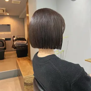 ショート カラー akane/ボブ /ブラウンベージュのヘアスタイル