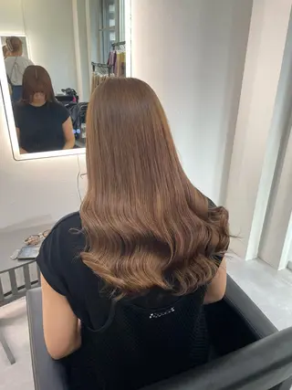 ロング カラー ヘアアレンジ Cielro/ダブル カラー/西田咲希のヘアスタイル