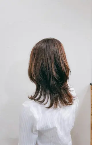 セミロング かんばら りょーいのヘアスタイル