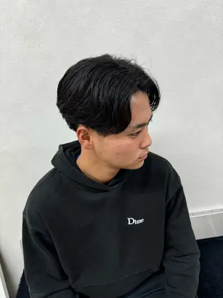 パーマ メンズ men's限定/ 難波/Ryoyaのヘアスタイル