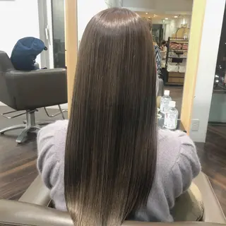 ロング カラー 冨木 雄斗のヘアスタイル