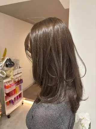 ミディアム カラー 🎀透明感× 赤み消し🎀正源のヘアスタイル