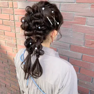 ロング ヘアアレンジ 古沢 みづきのヘアスタイル