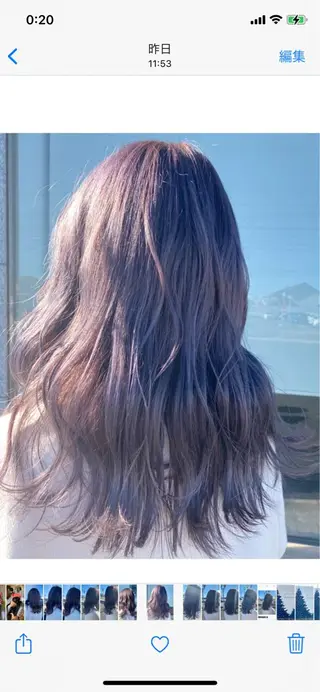 カラー 大森 有紗のヘアスタイル