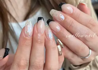 ネイル スワローネイル misatoのネイルデザイン