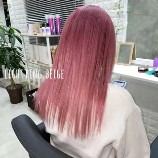 ミディアム カラー にしき さんのヘアスタイル