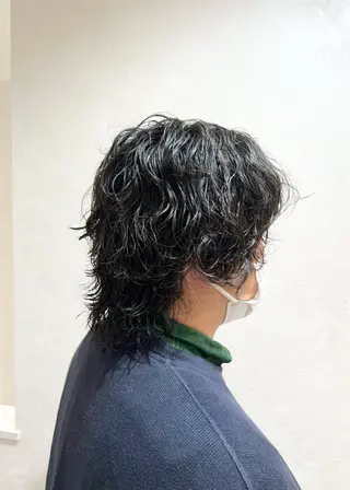 パーマ メンズ 瀬野凌介/メンズ カット/パーマのヘアスタイル