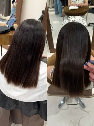 ロング パーマ 髪質改善・縮毛・ 艶髪カラー　Maruのヘアスタイル