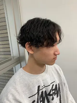 ショート カラー パーマ メンズ キッズ パーマ支持率No.1 ❤️🔥安成弾のヘアスタイル