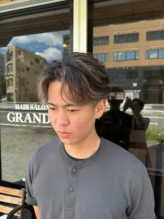 ショート カラー メンズ ハヤシカズキ/カラー ✂/メンズパーマのヘアスタイル