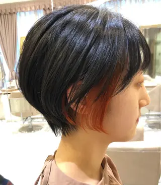 ショート カラー 【ショートカット 美髪矯正】今井隆太のヘアスタイル