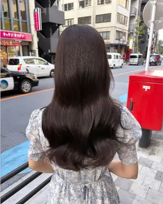 ロング カラー mai @ma_____iiのヘアスタイル