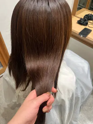 セミロング 無料カットモデル‪✨ ✂️Nanami🌷のヘアスタイル