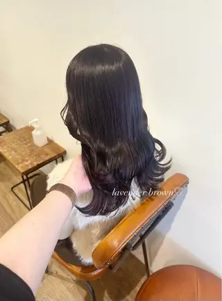 ロング カラー ヘアアレンジ Himawari♡ 柔らかいカラーのヘアスタイル