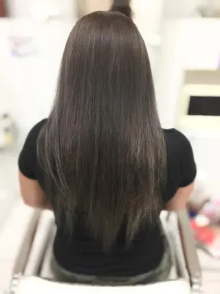 ロング カラー 💎白髪染めも対応 🙆👌山本明菜のヘアスタイル