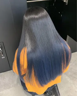 ロング カラー 阿部 圭悟のヘアスタイル