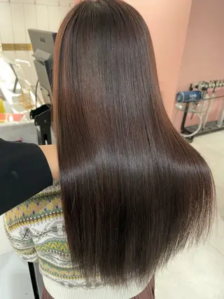 ロング レイヤーカット/透明 感カラー🐬永井瑠栞のヘアスタイル