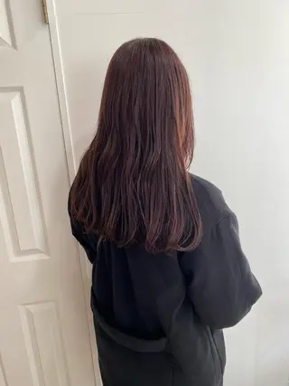 ロング カラー MIOベージュカラー 柔らかいカラーのヘアスタイル