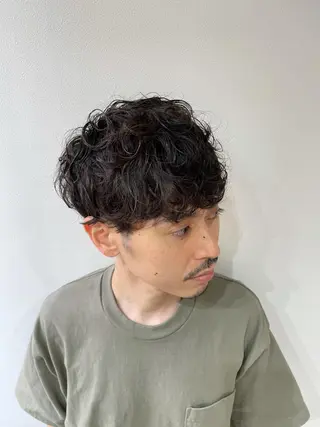 パーマ メンズ メンズカット クドウユウキのヘアスタイル