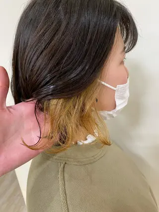 カラー SALOWIN栄 高須大貴のヘアスタイル