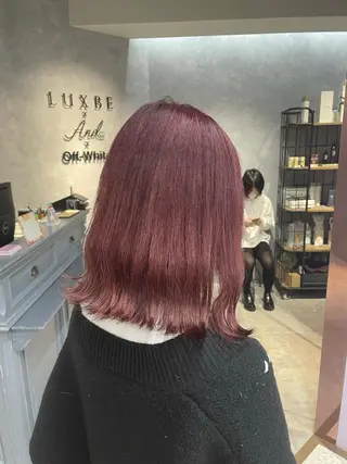 セミロング Cielro/ダブル カラー/西田咲希のヘアスタイル