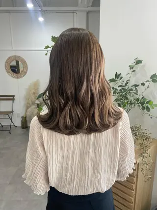 ミディアム カラー ヘアアレンジ ひなの .のその他イメージ
