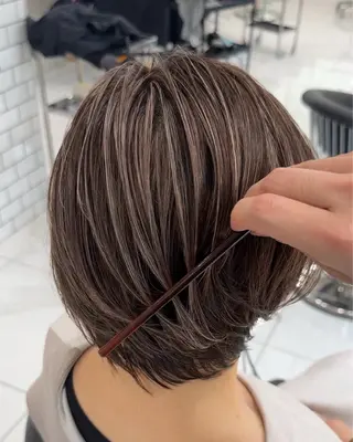 ショート カラー ショート/ハイライト 無料‼️愛斗のヘアスタイル
