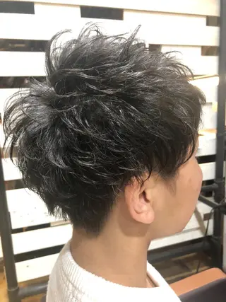 ショート パーマ 【髪質改善】関根 拓斗のヘアスタイル